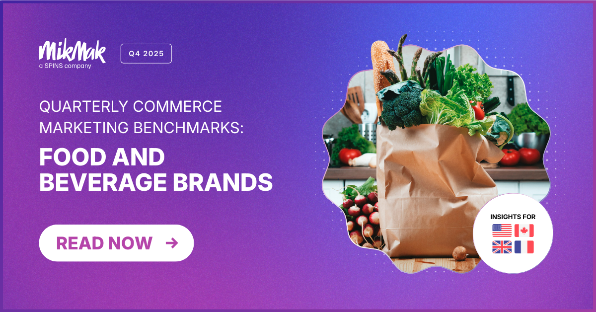 Quarterly Commerce Marketing Benchmarks for Food & Beverage Brands